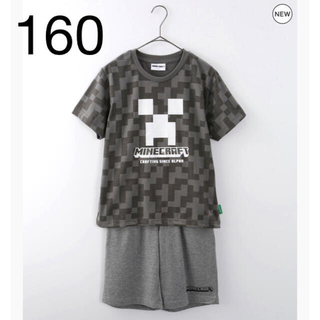 新品未開封　マインクラフト　Tシャツ & ハーフパンツ　パジャマ　160 キッズ/ベビー/マタニティのキッズ服男の子用(90cm~)(パジャマ)の商品写真