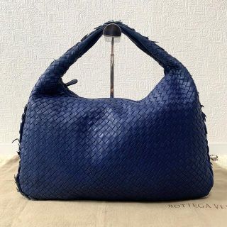 ボッテガヴェネタ(Bottega Veneta)のボッテガヴェネタ　ワンショルダーバッグ　ホーボー　イントレチャート　レザー　青色(ショルダーバッグ)