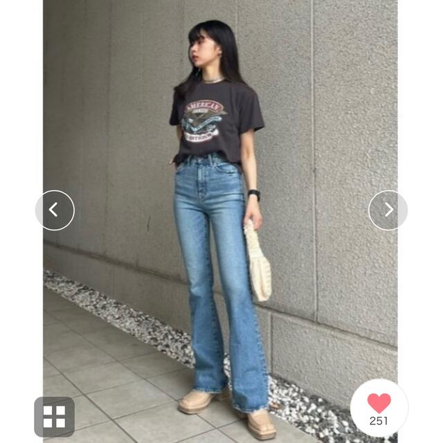 moussy MVS FLARE フレアデニム ブルー 25インチ 新品未開封 - パンツ