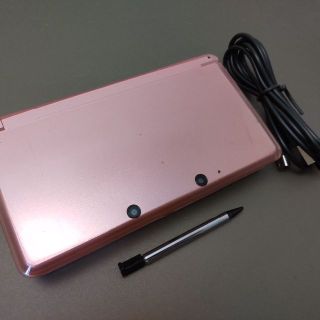 ニンテンドー3DS(ニンテンドー3DS)の安心の整備済み！◆任天堂3DS 中古本体◆ミスティピンク◆63(携帯用ゲーム機本体)