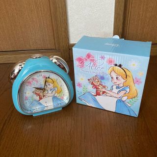 ディズニー　アリス　おむすびクロック　未使用品(置時計)