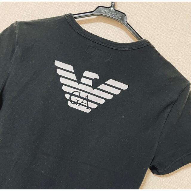 Emporio Armani(エンポリオアルマーニ)のエンポリオアルマーニ Tシャツ レディース S★4109 バックプリント ロゴ レディースのトップス(Tシャツ(半袖/袖なし))の商品写真