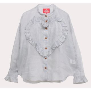 【限定値下】ヴィヴィアンウエストウッド ラブフリルシャツ シアー