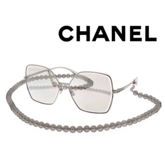 CHANEL - CHANELシャネル バタフライ パールチェーン サングラス の