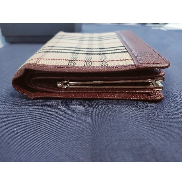バーバリー BURBERRY 二つ折り財布 ノバチェック (中古) 新作グッ 3800