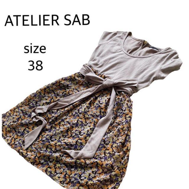 ATELIER SAB(アトリエサブ)のATELIER SAB  アトリエサブ  レトロ小花柄ミニワンピース チュニック レディースのワンピース(ミニワンピース)の商品写真