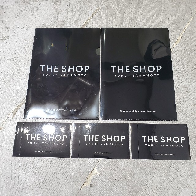 セット売り THE SHOP ヨウジヤマモト クリアファイル ステッカー | フリマアプリ ラクマ