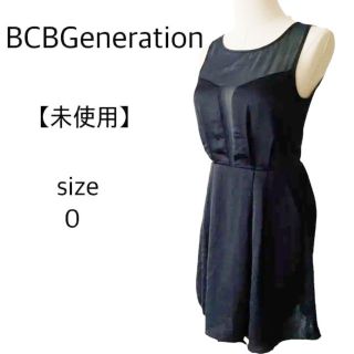 ビーシービージェネレーション(BCBGeneration)の■未使用■ ビーシービージェネレーション パーティー黒 チュールワンピースひざ丈(ひざ丈ワンピース)