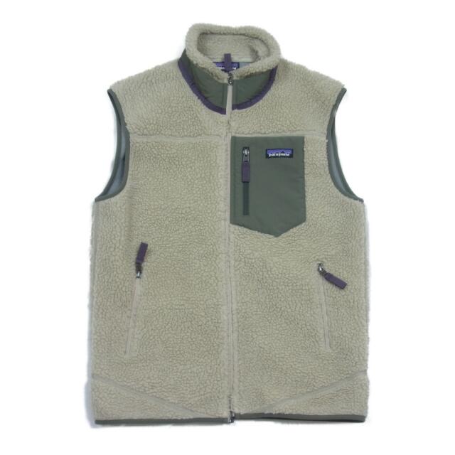 patagonia パタゴニア ベスト 18AW 23048 Classic Retro-X Vest クラシックレトロX フリースベスト ベージュ系 S