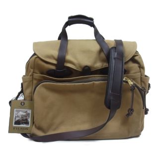 フィルソン(FILSON)のFILSON フィルソン Padded Computer Bag レザーハンドル キャンバス パデット コンピューター バッグ ライトブラウン系【中古】(その他)