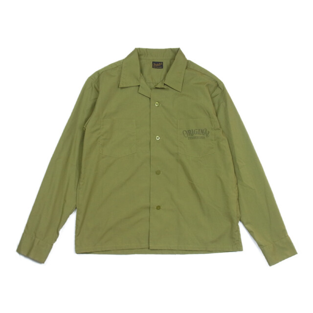 TENDERLOIN テンダーロイン 長袖シャツ T-T/C SOLID SHT ロゴプリント