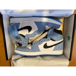 ナイキ(NIKE)のNIKE AIR JORDAN 1 HIGH  university blue(スニーカー)