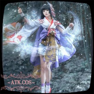 P⑥3 陰陽師 雪女 覚醒後 コスプレ 月見の桜 ゆきおんな 衣装の通販 by
