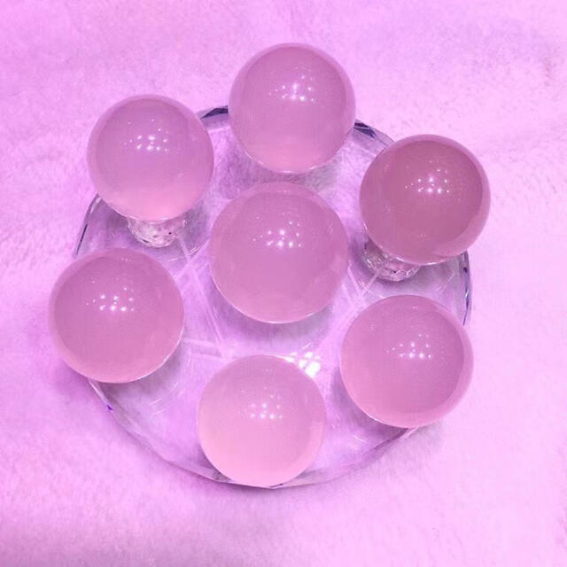 おトク】 ⭐︎【天然】ローズクォーツ 31.5mm 置物 - www