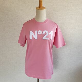 ヌメロヴェントゥーノ(N°21)の【新品・未使用】N°21 KIDS ロゴ Tシャツ ピンク　14Y(Tシャツ/カットソー)