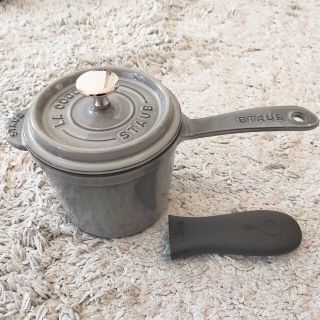 ストウブ(STAUB)のストウブ/スープポット/グレー14cm(鍋/フライパン)