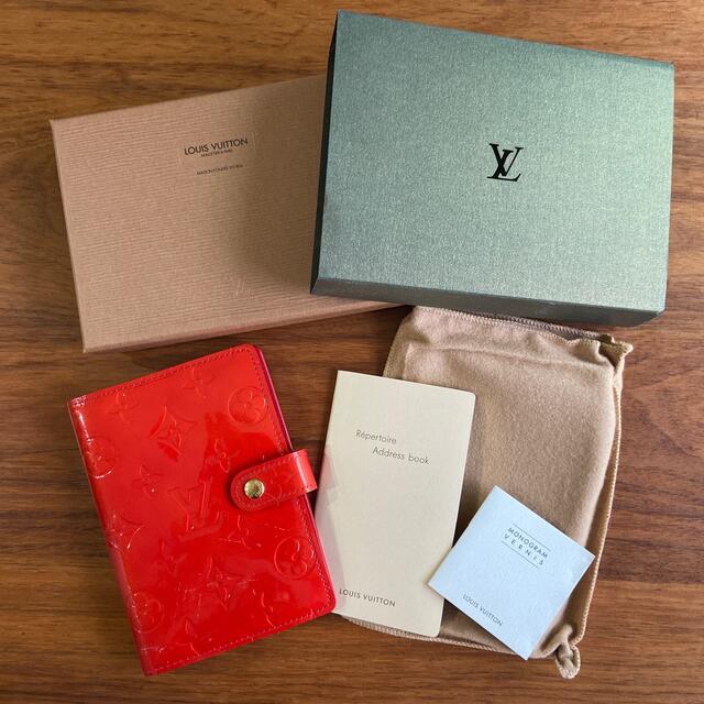 LOUIS VUITTON 手帳カバー　モノグラム　赤