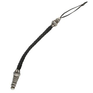 クロムハーツ(Chrome Hearts)のクロムハーツ PHONE STRAP/ラージボロチップ レザー携帯ストラップ(その他)