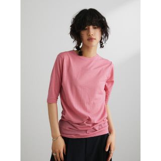 【新品未使用】style_mixer  シアーバックシームT ピンク(Tシャツ(半袖/袖なし))