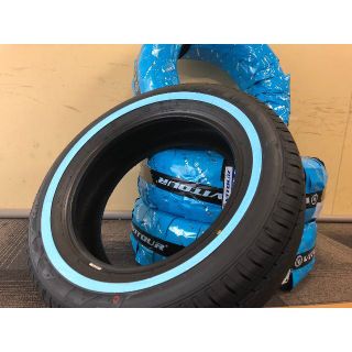 195/60R15 ホワイトリボンタイヤ 4本セット 送料無料！15インチ(タイヤ)