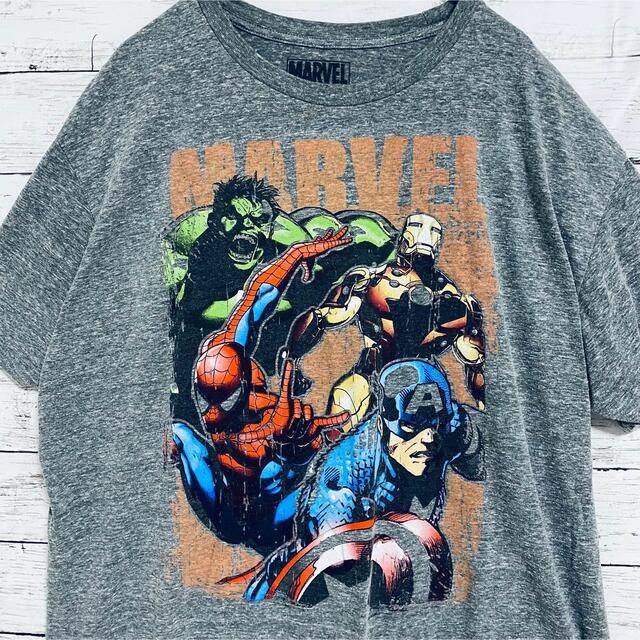 MARVEL(マーベル)の【入手困難】MARVEL マーベル　Tシャツ　海外輸入　アメコミ　キャラクター メンズのトップス(Tシャツ/カットソー(半袖/袖なし))の商品写真