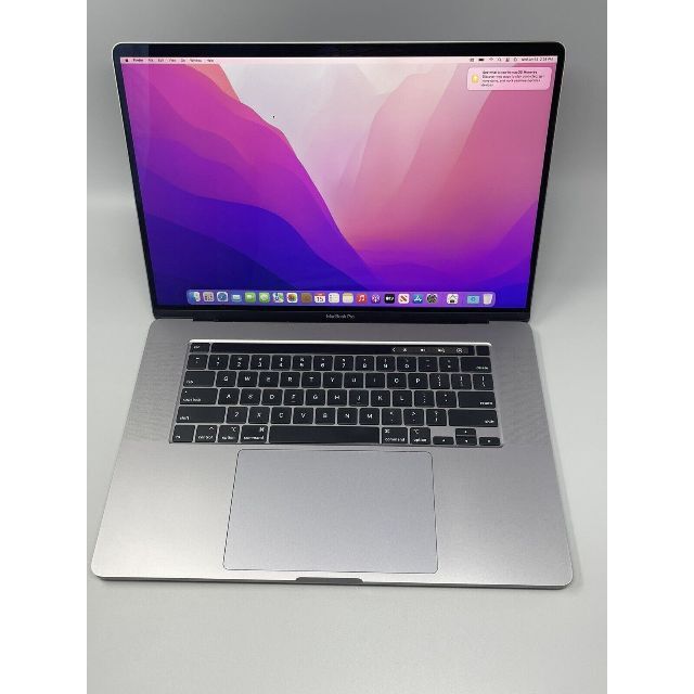 62）Apple MacBook Pro 16インチ 2019 Core i9グラフィック