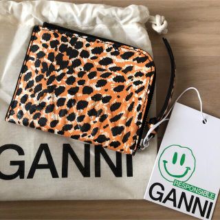 GANNI ガニー ミニ財布　折り畳み財布