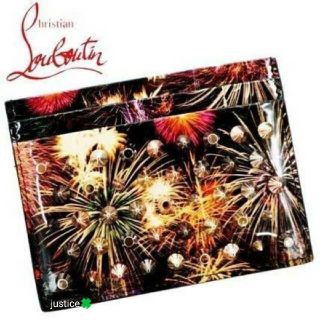 クリスチャンルブタン(Christian Louboutin)の非常に入手困難‼正規【日本未入荷】🎆花火🎆ルブタン カードケース(名刺入れ/定期入れ)