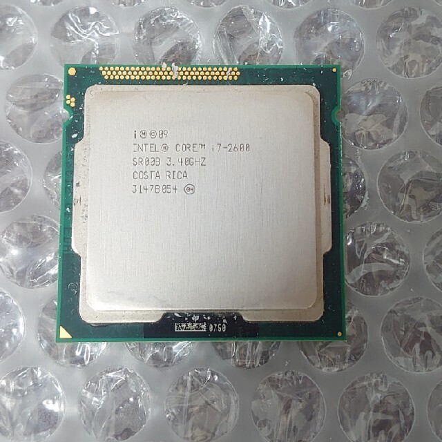 動作品 デスクトップパソコン用CPU Intel CORE i7-2600 ⑥PCパーツ