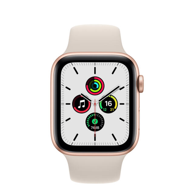 Apple Watch(アップルウォッチ)の40mm)APPLE WATCH SE GPSモデル GOAL MKQ03J/A スマホ/家電/カメラのスマートフォン/携帯電話(その他)の商品写真