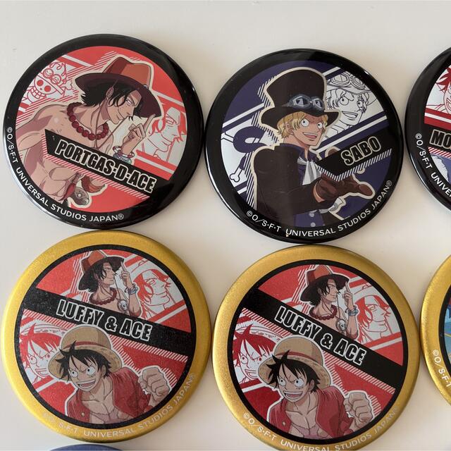 ワンピース USJ缶バッジ サンジ ゾロ エース シャンクス サボ ワンピース USJ缶バッジ サンジ ゾロ エース シャンクス サボ