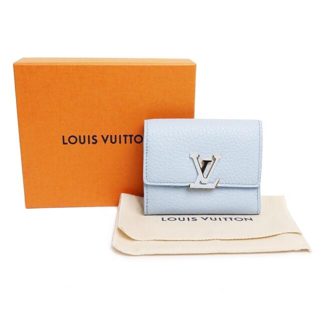 LOUIS VUITTON(ルイヴィトン)のルイ ヴィトン ポルトフォイユ カプシーヌ XS 三つ折り財布 トリヨンレザー ブルーオランプ M69061 LOUIS VUITTON（新品・未使用品） レディースのファッション小物(財布)の商品写真