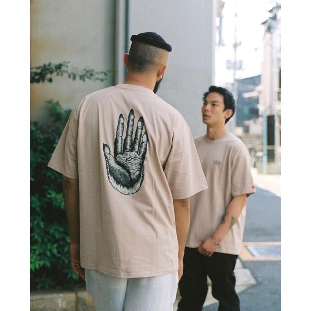 売り最安新品 ADI T-shirt 半袖TシャツBEIGE ennoy border Tシャツ/カットソー(半袖/袖なし)