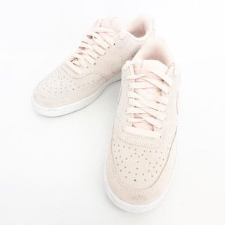 ナイキ(NIKE)のナイキ スニーカー COURT VISION LOW ピンク 23.5(スニーカー)