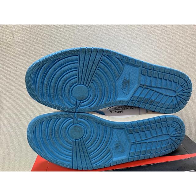 Off-White × Nike Air Jordan 1 High UNC メンズの靴/シューズ(スニーカー)の商品写真