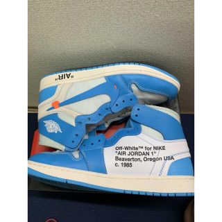 Off-White × Nike Air Jordan 1 High UNC(スニーカー)