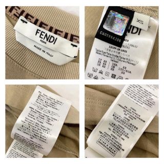 FENDI - FENDI フェンディ FF カーリグラフィー コットン ロゴ Tシャツ ...