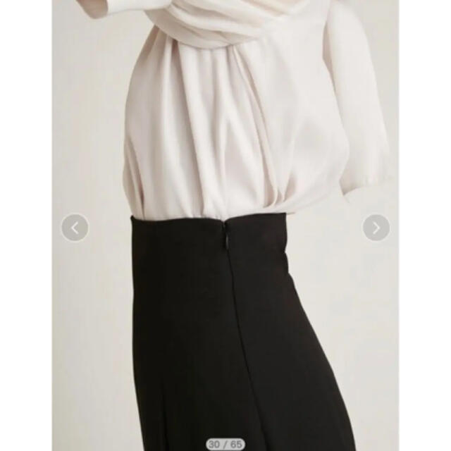 SNIDEL(スナイデル)の❤️スナイデル❤️ハイウエストヘムボリュームスカート  BLK  00サイズ レディースのスカート(ロングスカート)の商品写真