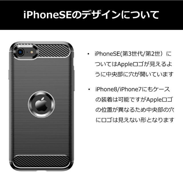 iPhone(アイフォーン)のiPhoneSE/8/7 TPUケース グレー スマホ/家電/カメラのスマホアクセサリー(iPhoneケース)の商品写真