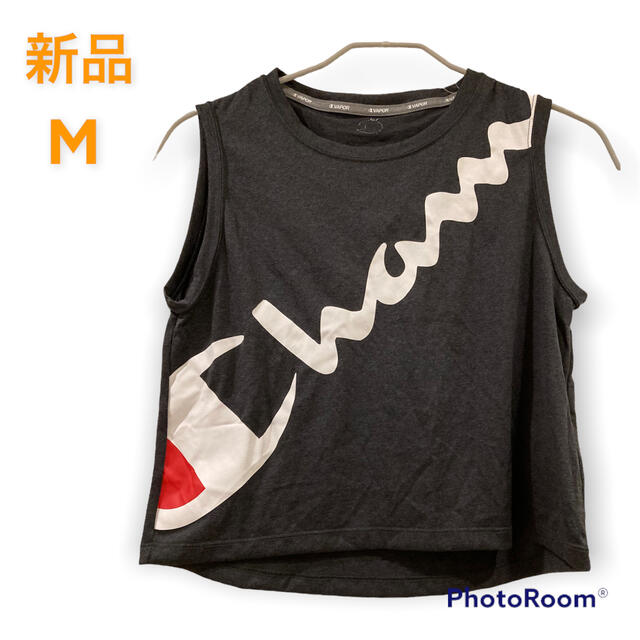 新品　チャンピオン　速乾　防臭　タンクトップ　M レディースのトップス(Tシャツ(半袖/袖なし))の商品写真