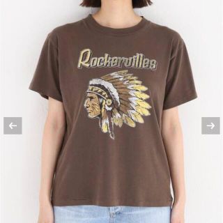 アパルトモンドゥーズィエムクラス(L'Appartement DEUXIEME CLASSE)のL'Appartement  グッドロックスピード　Indian Tシャツ(Tシャツ(半袖/袖なし))