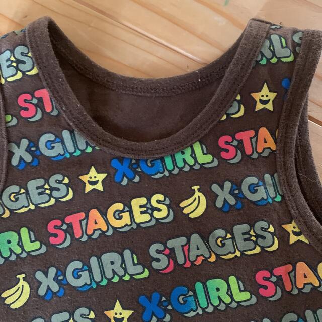 X-girl Stages(エックスガールステージス)のタンクトップ キッズ/ベビー/マタニティのキッズ服男の子用(90cm~)(Tシャツ/カットソー)の商品写真