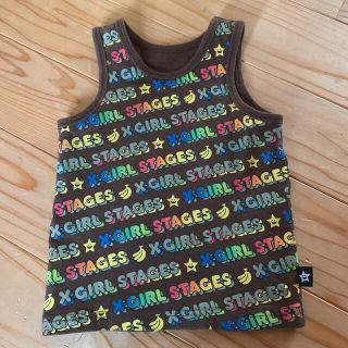 エックスガールステージス(X-girl Stages)のタンクトップ(Tシャツ/カットソー)