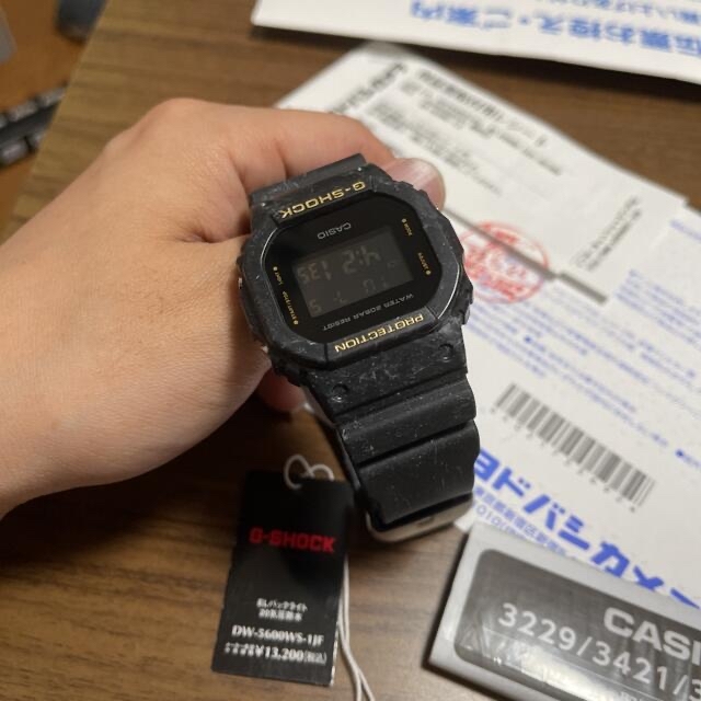 G-SHOCK(ジーショック)の●未使用に近い● G-SHOCK DW-5600WS-1JF メンズの時計(腕時計(デジタル))の商品写真