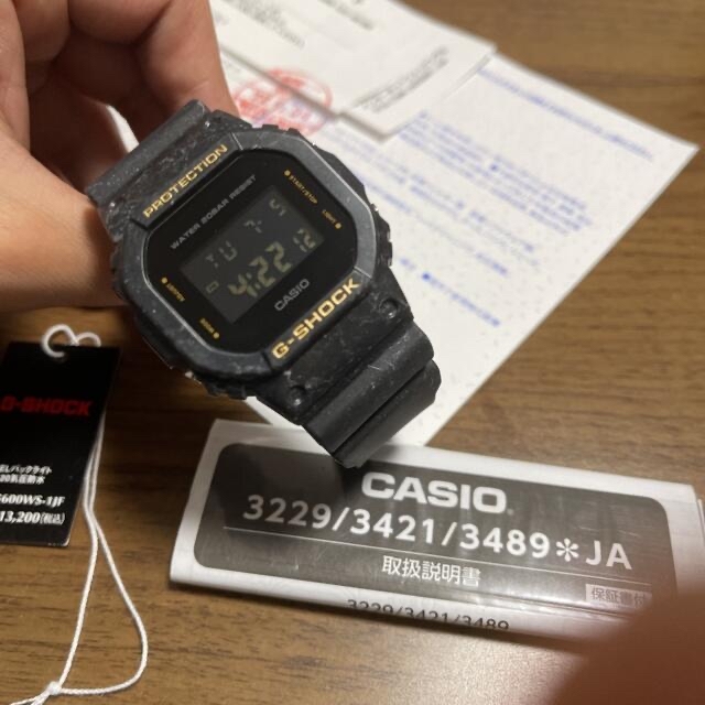 G-SHOCK(ジーショック)の●未使用に近い● G-SHOCK DW-5600WS-1JF メンズの時計(腕時計(デジタル))の商品写真