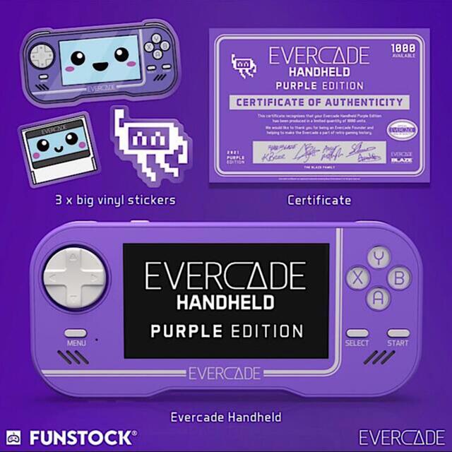 人気の贈り物が エバーケード EDITION PURPLE HANDHELD EVERCADE 携帯用ゲーム機本体 人気の贈り物が エバーケード EDITION PURPLE HANDHELD EVERCADE 携帯用ゲーム機本体