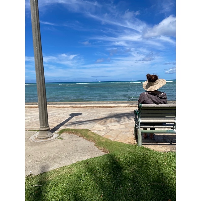 Hawaiiで購入　　クラウンレスハット
