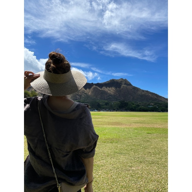 Hawaiiで購入　　クラウンレスハット