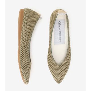 offen オッフェン　pointed-LAND / BEIGE & GREEN(ハイヒール/パンプス)