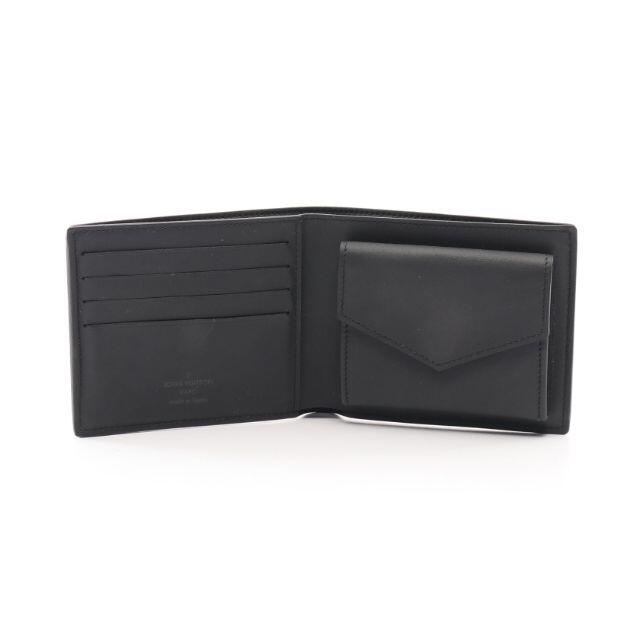 LOUIS VUITTON(ルイヴィトン)のポルトフォイユ マルコ NM ダミエアンフィニ 二つ折り財布 レザー ブラック メンズのファッション小物(折り財布)の商品写真